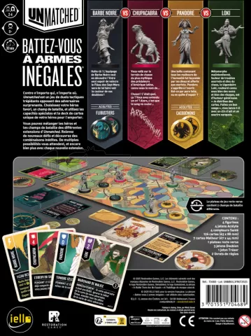 Photo de Jeu Unmatched - Combats de Legende Vol.3