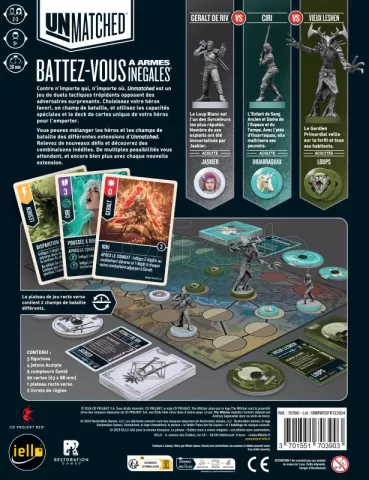 Photo de Jeu Unmatched - The Witcher : D'Argent et D'Acier (Fr)