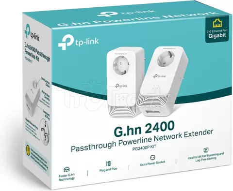 Photo de Kit 2x Adaptateurs CPL TP-Link Powerline PG2400P