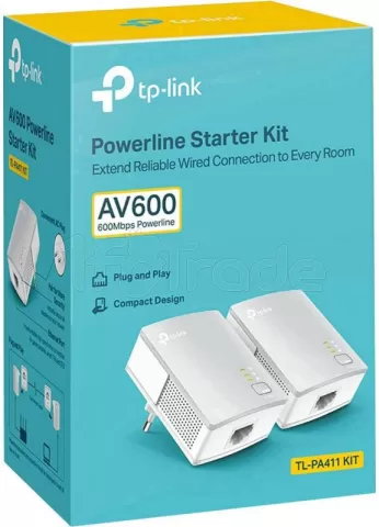 Photo de Kit 2x Adaptateurs CPL TP-Link TL-PA411KIT AV 600 Mbits