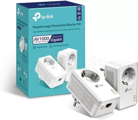Photo de Kit 2x Adaptateurs CPL TP-Link TL-PA7017P (AV1000)