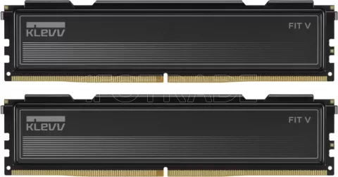 Photo de Kit Barettes mémoire 16Go (2x8Go) DIMM DDR5 Klevv Fit V 6000MHz CL30 (Noir)