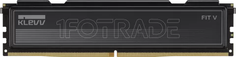Photo de Kit Barettes mémoire 16Go (2x8Go) DIMM DDR5 Klevv Fit V 6000MHz CL30 (Noir)