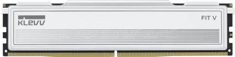 Photo de Kit Barettes mémoire 16Go (2x8Go) DIMM DDR5 Klevv Fit V 6400MHz CL32 (Blanc)