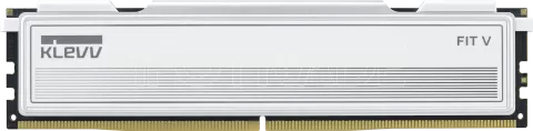 Photo de Kit Barettes mémoire 32Go (2x16Go) DIMM DDR5 Klevv Fit V 6000MHz CL30 (Blanc)