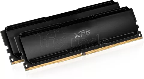 Photo de Kit Barrettes mémoire 16Go (2x8Go) DIMM DDR4 Adata XPG GammiX D20  3200Mhz (Noir)