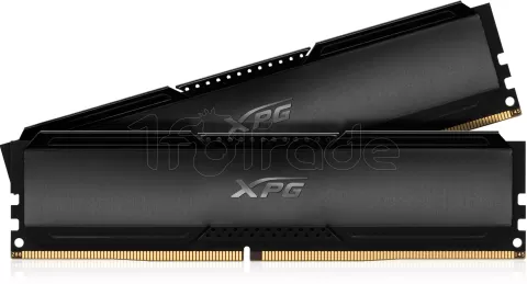 Photo de Kit Barrettes mémoire 16Go (2x8Go) DIMM DDR4 Adata XPG GammiX D20  3200Mhz (Noir)