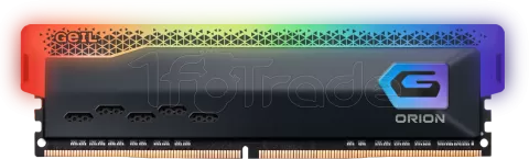 Photo de Kit Barrettes mémoire 16Go (2x8Go) DIMM DDR4 GeIL Orion RGB 3600Mhz (Noir)