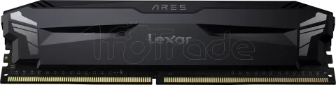 Photo de Kit Barrettes mémoire 16Go (2x8Go) DIMM DDR4 Lexar Ares OC  3600Mhz (Noir)