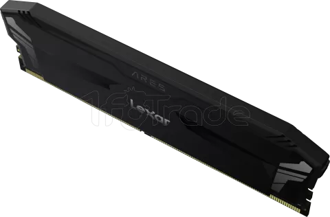 Photo de Kit Barrettes mémoire 16Go (2x8Go) DIMM DDR4 Lexar Ares OC  3600Mhz (Noir)
