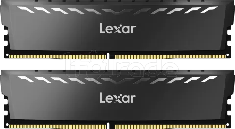 Photo de Kit Barrettes mémoire 16Go (2x8Go) DIMM DDR4 Lexar Thor 3600Mhz (Noir)