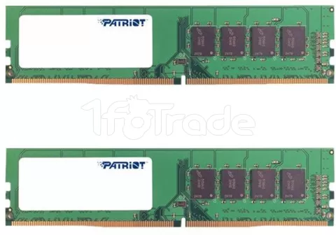 Photo de Kit Barrettes mémoire 16Go (2x8Go) DIMM DDR4 Patriot Signature Line  2666Mhz (Noir)