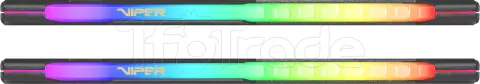 Photo de Kit Barrettes mémoire 16Go (2x8Go) DIMM DDR4 Patriot Viper Steel RGB  3600Mhz (Noir)
