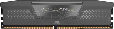 Photo de Kit Barrettes mémoire 16Go (2x8Go) DIMM DDR5 Corsair Vengeance 5200MHz (Noir)