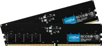 Photo de Kit Barrettes mémoire 16Go (2x8Go) DIMM DDR5 Crucial 4800MHz (Noir)