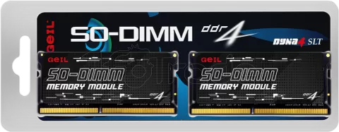 Photo de Kit Barrettes mémoire 16Go (2x8Go) SODIMM DDR4 GeIL 3200Mhz (Noir)