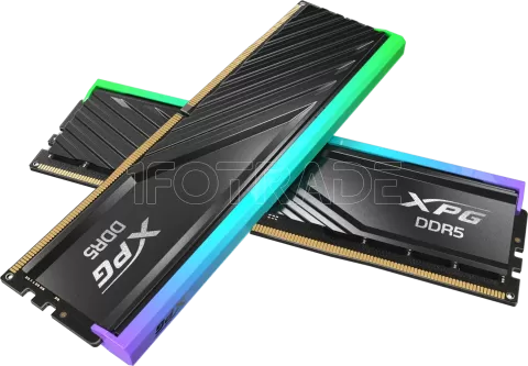 Photo de Kit Barrettes mémoire 32Go (2x16Go) DIMM Adata XPG Lancer Blade 6000MHz CL48 (Noir)