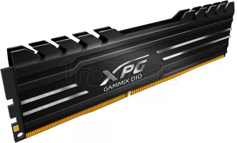 Photo de Kit Barrettes mémoire 32Go (2x16Go) DIMM DDR4 Adata XPG GammiX D10  3600Mhz (Noir)