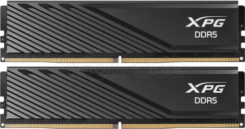 Photo de Kit Barrettes mémoire 32Go (2x16Go) DIMM DDR5 Adata XPG Lancer Blade 6000MHz (Noir)