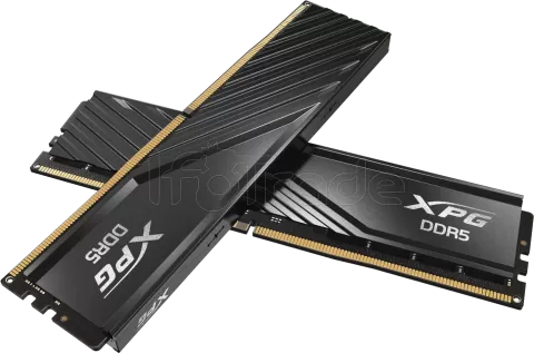 Photo de Kit Barrettes mémoire 32Go (2x16Go) DIMM DDR5 Adata XPG Lancer Blade  6400MHz (Noir)