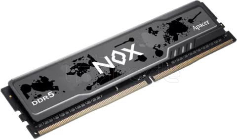 Photo de Kit Barrettes mémoire 32Go (2x16Go) DIMM DDR5 Apacer Nox 5200MHz (Noir)