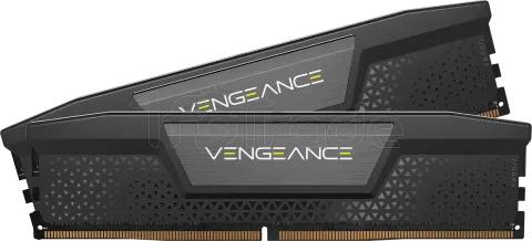 Photo de Kit Barrettes mémoire 32Go (2x16Go) DIMM DDR5 Corsair Vengeance  5600MHz CL40 (Noir)