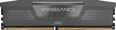 Photo de Kit Barrettes mémoire 32Go (2x16Go) DIMM DDR5 Corsair Vengeance 5600MHz CL40 (Noir)