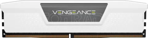 Photo de Kit Barrettes mémoire 32Go (2x16Go) DIMM DDR5 Corsair Vengeance 6000MHz CL36 (Blanc)