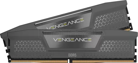 Photo de Kit Barrettes mémoire 32Go (2x16Go) DIMM DDR5 Corsair Vengeance 6000MHz (Noir)