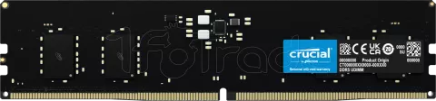 Photo de Kit Barrettes mémoire 32Go (2x16Go) DIMM DDR5 Crucial Classic 5600MHz (Noir)