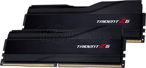 Photo de Kit Barrettes mémoire 32Go (2x16Go) DIMM DDR5 G.Skill Trident Z5  6000MHz (Noir) CL36