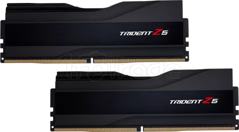 Photo de Kit Barrettes mémoire 32Go (2x16Go) DIMM DDR5 G.Skill Trident Z5  6000MHz (Noir) CL36