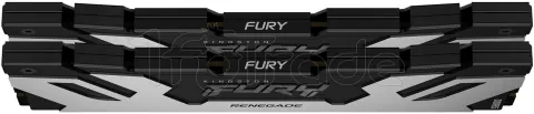 Photo de Kit Barrettes mémoire 32Go (2x16Go) DIMM DDR5 Kingston Fury Renegade  6400MHz (Noir)