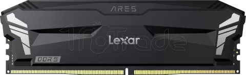 Photo de Kit Barrettes mémoire 32Go (2x16Go) DIMM DDR5 Lexar Ares OC 6000MHz (Noir)