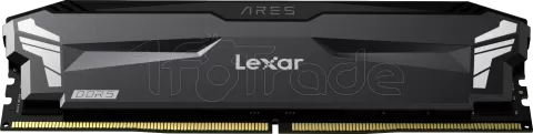 Photo de Kit Barrettes mémoire 32Go (2x16Go) DIMM DDR5 Lexar Ares OC 6000MHz (Noir)