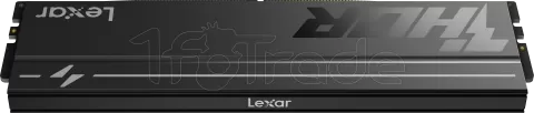 Photo de Kit Barrettes mémoire 32Go (2x16Go) DIMM DDR5 Lexar Thor 2nd Gen 6000MHz CL38 (Noir)