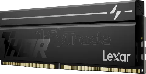 Photo de Kit Barrettes mémoire 32Go (2x16Go) DIMM DDR5 Lexar Thor 2nd Gen 6000MHz CL38 (Noir)