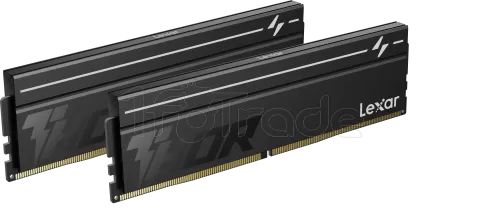 Photo de Kit Barrettes mémoire 32Go (2x16Go) DIMM DDR5 Lexar Thor 2nd Gen 6000MHz CL38 (Noir)