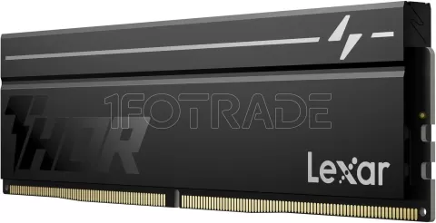 Photo de Kit Barrettes mémoire 32Go (2x16Go) DIMM DDR5 Lexar Thor 2nd Gen 6000MHz CL38 (Noir)