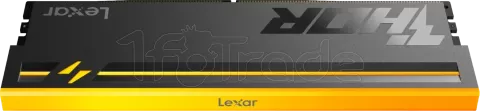 Photo de Kit Barrettes mémoire 32Go (2x16Go) DIMM DDR5 Lexar Thor 2nd Gen RGB 6000MHz CL38 (Noir)