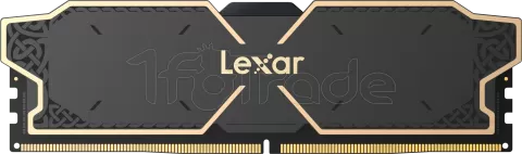 Photo de Kit Barrettes mémoire 32Go (2x16Go) DIMM DDR5 Lexar Thor OC 6000MHz (Noir)