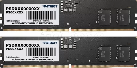 Photo de Kit Barrettes mémoire 32Go (2x16Go) DIMM DDR5 Patriot Signature Line 5600MHz (Noir)