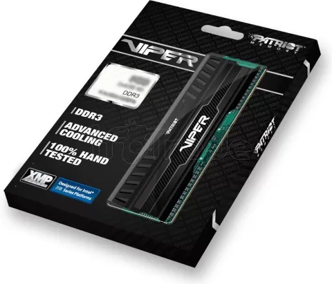 Kit Barrettes mémoire 8Go (2x4Go) DIMM DDR3 Patriot Viper 3 Black