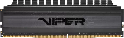 Photo de Kit Barrettes mémoire 8Go (2x4Go) DIMM DDR4 Patriot Viper 4 Blackout  3200Mhz (Noir)