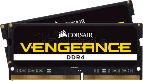 Photo de Kit Barrettes mémoire SODIMM DDR4 16Go (2x8Go) Corsair Vengeance  3200Mhz (Noir)