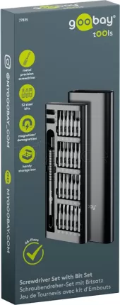 Photo de Kit de Tournevis de précision Goobay 48 pièces