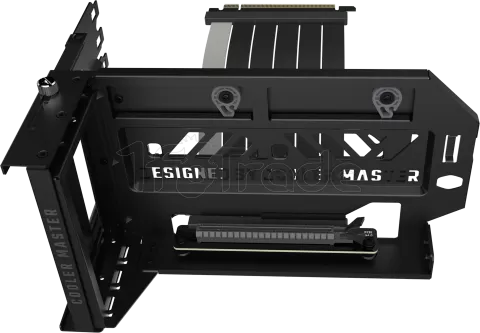 Photo de Kit Riser PCIe 4.0 16X Cooler Master V3 avec support vertical et nappe 16,5cm (Noir)