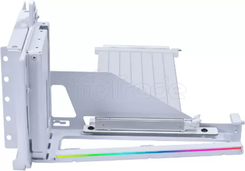 Photo de Kit Riser PCIe 5.0 16X Lian-Li V4 avec support vertical et nappe 20cm (Blanc)