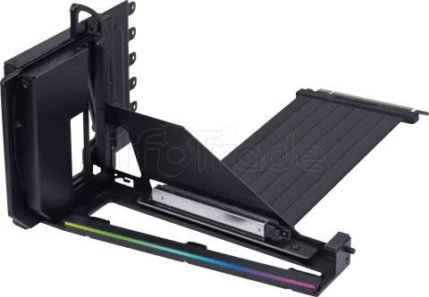 Photo de Kit Riser PCIe 5.0 16X Lian-Li V4 avec support vertical et nappe 20cm (Noir)