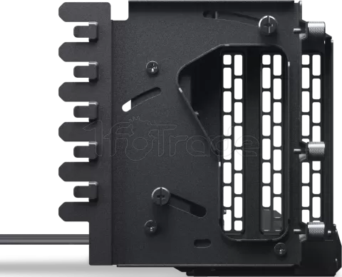 Photo de Kit Riser PCIe 5.0 16X Phanteks Premium Gen5 avec support vertical et nappe 22cm (Noir)